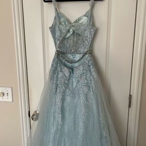 Beautiful light blue gown